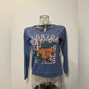 College Vault Florida Gators LS Tee. Small. Blue.